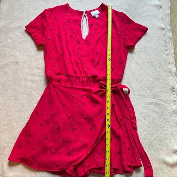 Anthropologie ett:twa Romper Embroidered Pink Women's Size S - Picture 11 of 16